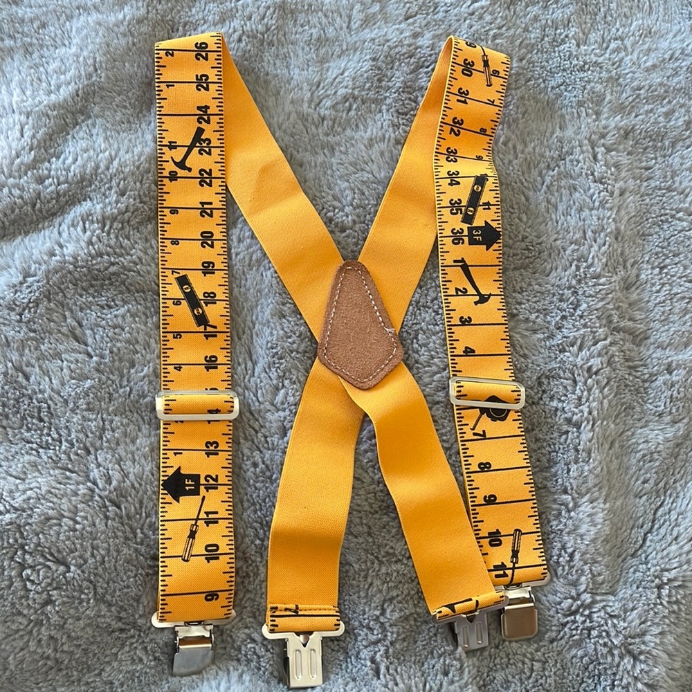 CLC Custom LeatherCraft Suspenders Handyman Tools Cute